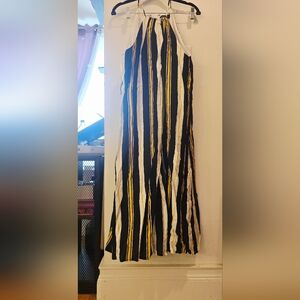 Striped Black and Yellow Women's Skirt